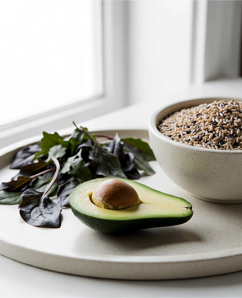 Frische gesunde Zutaten für individuelle Ernährungsberatung